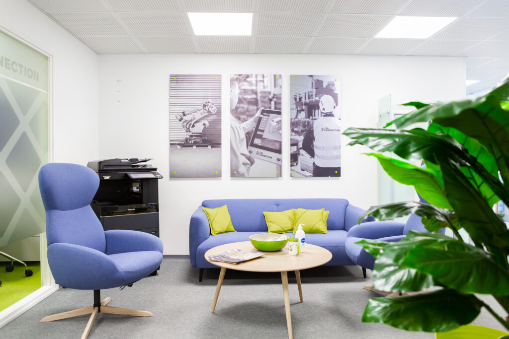 Bo Concept kalusteet aulatilassa.