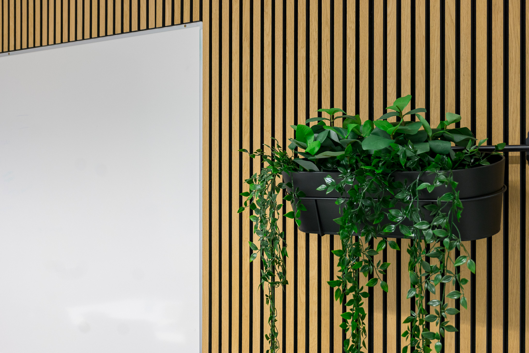 Akustiikkapaneelit lähikuvassa.